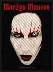 Merkelapp / merke Marilyn Manson Face Sew-On Patch 100 x 50 mm