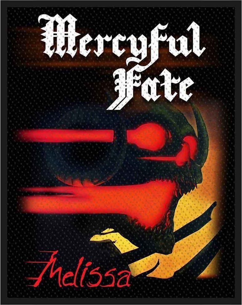 Кръпка / значка Mercyful Fate Melissa (Retail Pack) Кръпка за пришиване 100 x 50 mm