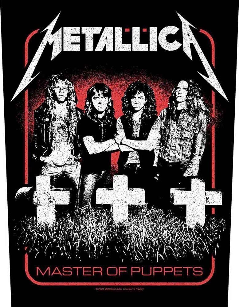 Закрпа / Значка Metallica Master Of Puppets Band Закрпа за шивање 36 x 30 cm