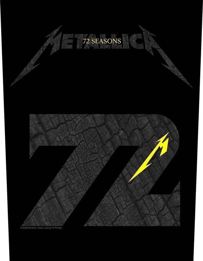 Patch / Badge Metallica Charred M72 Patch à coudre 36 x 30 cm