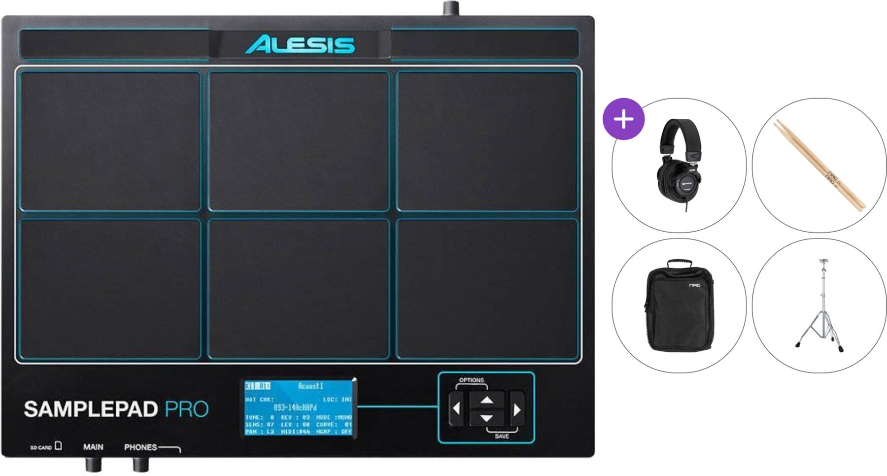 E-Drum Pad Alesis SamplePad Pro Premium SET E-Drum Pad