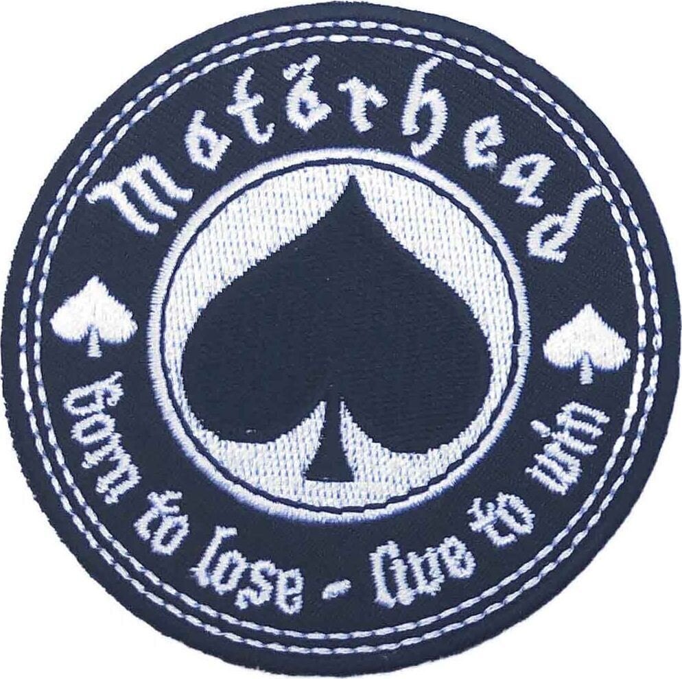 Patch / merkki Motörhead Born to Love, Live to Win Sew-On Patch
