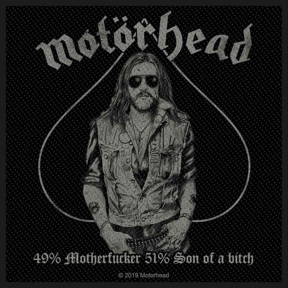 Закрпа / Значка Motörhead 49% Motherfucker Закрпа за шивање 100 x 100 mm