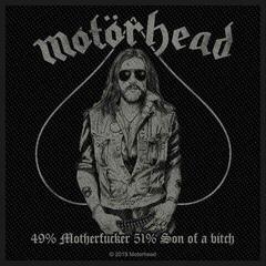 Patch / Badge Motörhead 49% Motherfucker Sy-på patch 100 x 100 mm
