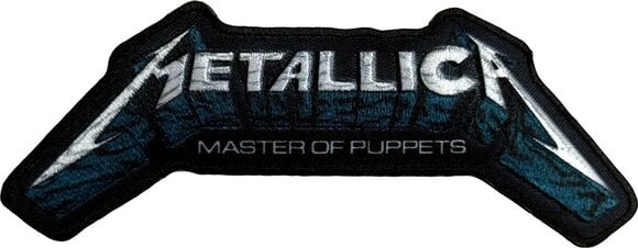 Oznaka / značka Metallica Master Of Puppets Blue Poster Logo Zakrpa za šivanje - 1