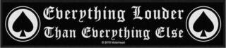 Patch / Badge Motörhead Everything Louder Sy-på patch 200 x 50 mm