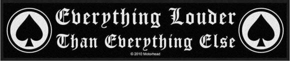 Закрпа / Значка Motörhead Everything Louder Закрпа за шивање 200 x 50 mm - 1