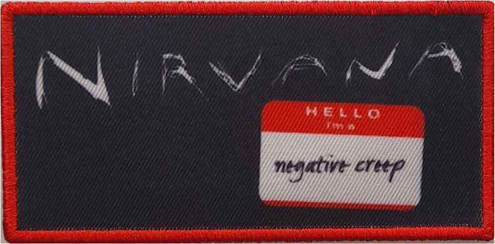 Закрпа / Значка Nirvana Negative Creep 3 Закрпа за шивање