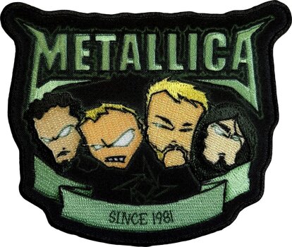 Toppa / Distintivo Metallica Squindo Since '81 Toppa da cucire - 1