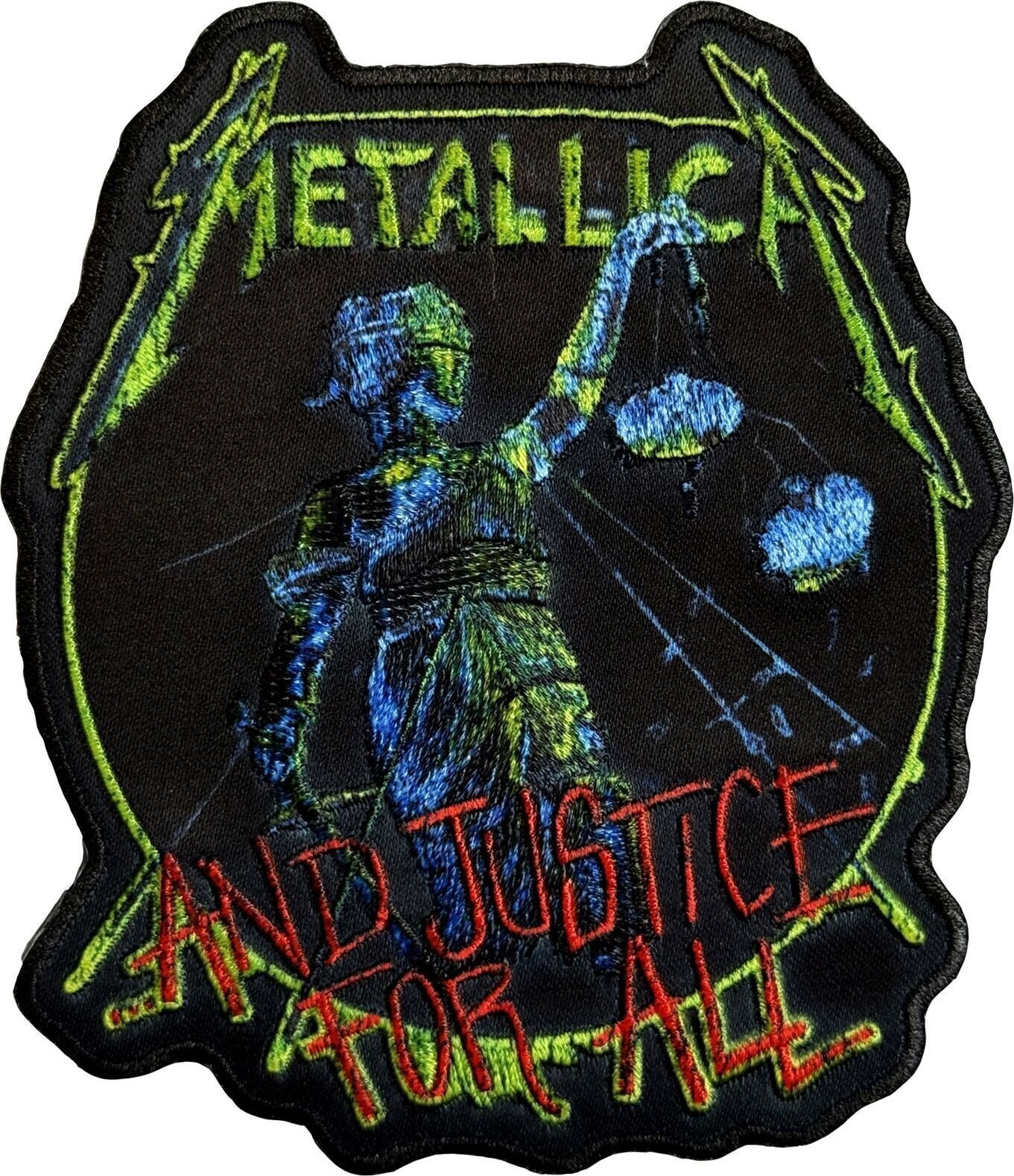 Oznaka / značka Metallica Vintage Justice For All Zakrpa za šivanje