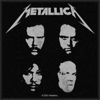 Aufnäher / Abzeichen Metallica Black Album 2021 Aufnäher zum Aufnähen 100 x 100 mm - 1