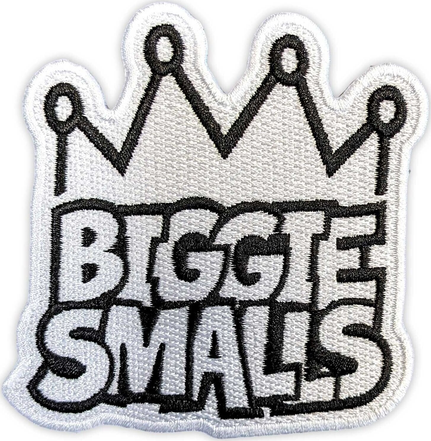 Patch / Badge Notorious B.I.G. Crown Logo Sy-på-lapp 7,5 x 8 cm