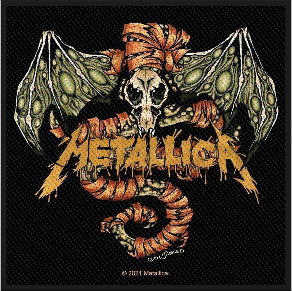 Petice / Insigna Metallica Wherever I May Roam 2021 Petic cusut 100 x 50 mm