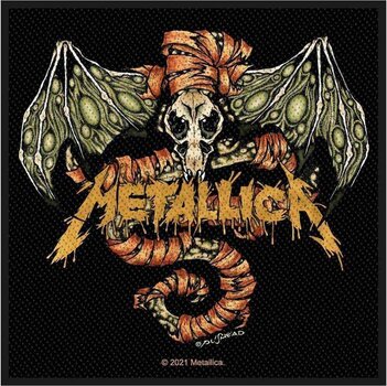 Petice / Insigna Metallica Wherever I May Roam 2021 Petic cusut 100 x 50 mm - 1