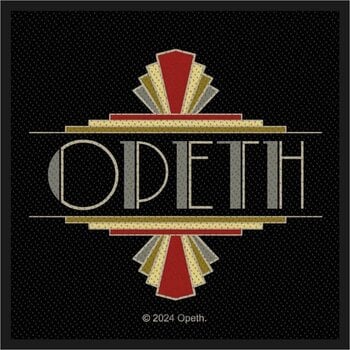 Закрпа / Значка Opeth Art Deco Logo Закрпа за шивање - 1