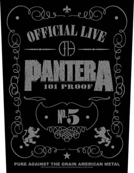Кръпка / значка Pantera 101 Proof Кръпка за пришиване 36 x 30 cm - 1