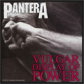 Patch / Badge Pantera Vulgar Display Of Power (Retail Pack) Sy-på patch 100 x 100 mm - 1
