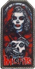 Patch / Distintivo Misfits Lady Skull Patch de costura 47 x 100 mm