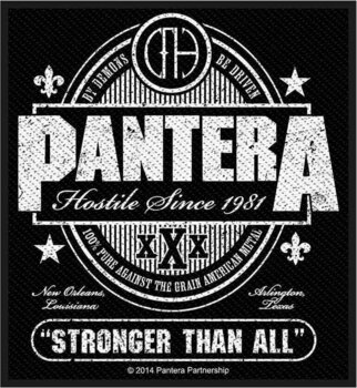 Patch / Badge Pantera Stronger Than All (Retail Pack) Sy-på patch 100 x 100 mm - 1