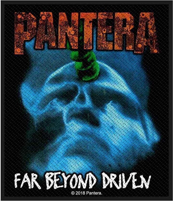 Aufnäher / Abzeichen Pantera Far Beyond Driven (Retail Pack) Aufnäher zum Aufnähen 100 x 100 mm
