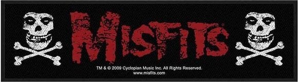 Nášivka / Odznak Misfits Cross Bones Nášivka 200 x 50 mm - 1