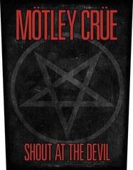 Patch / Badge Mötley Crüe Shout At The Devil Pentagram Sy-på-lapp 36 x 30 cm
