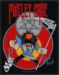 Patch / Badge Mötley Crüe Allister Fiend Sy-på-lapp 100 x 50 mm