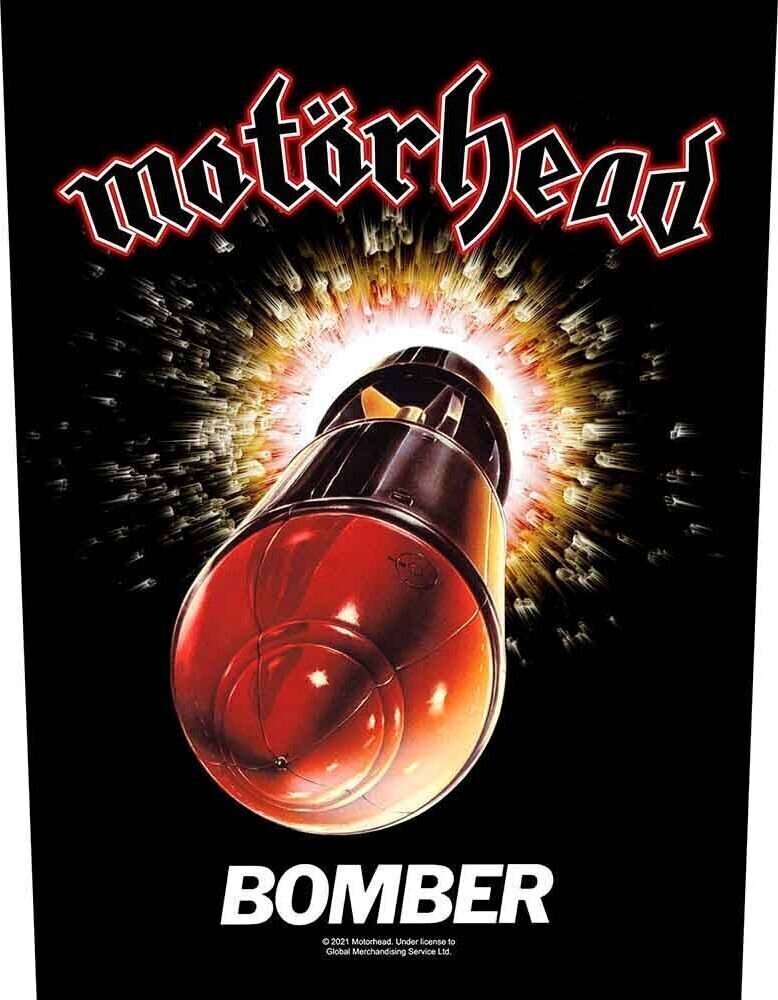 Patch / Badge Motörhead Bomber 2021 Sy-på-lapp 36 x 30 cm