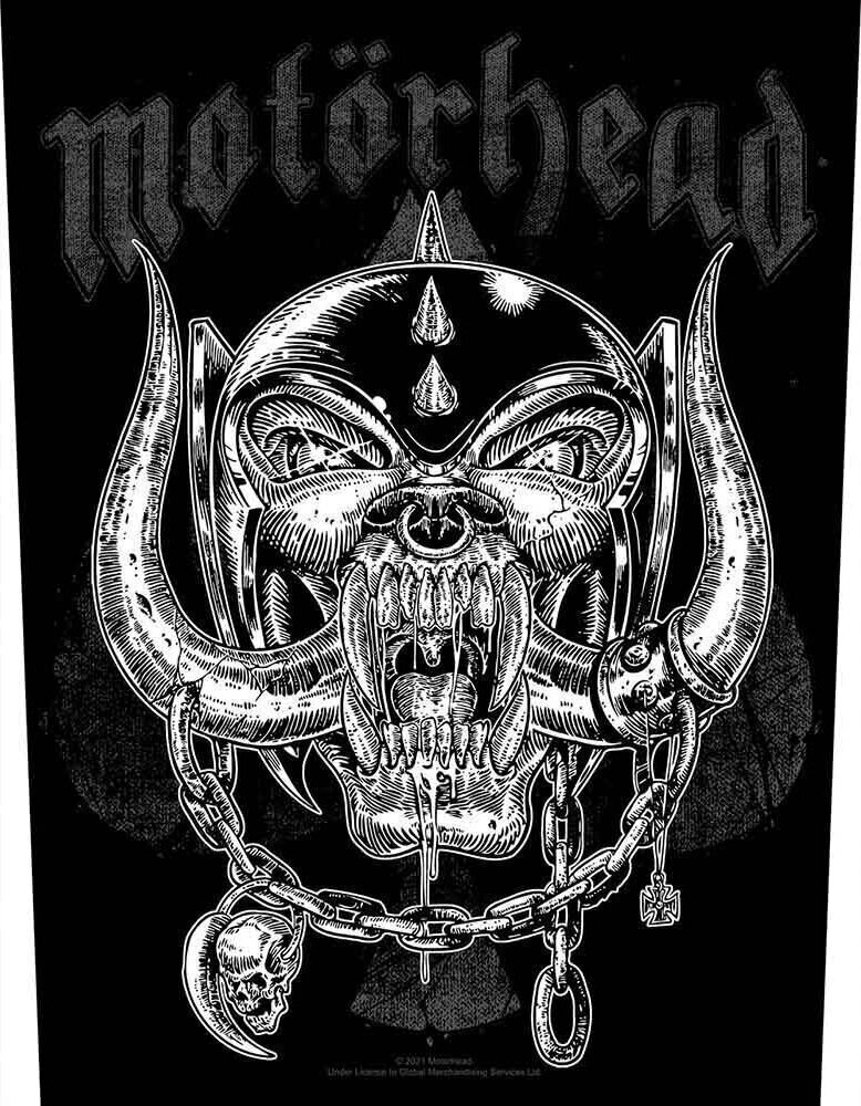 Patch / Badge Motörhead Etched Iron Sy-på-lapp 36 x 30 cm