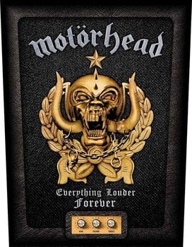 Patch / Badge Motörhead Everything Louder Forever Sy-på-lapp 36 x 30 cm - 1