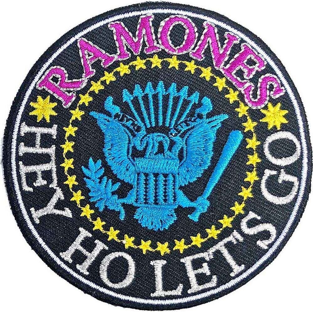 Patch / merkki Ramones Hey Ho Let's Go V. 2 Sew-On Patch