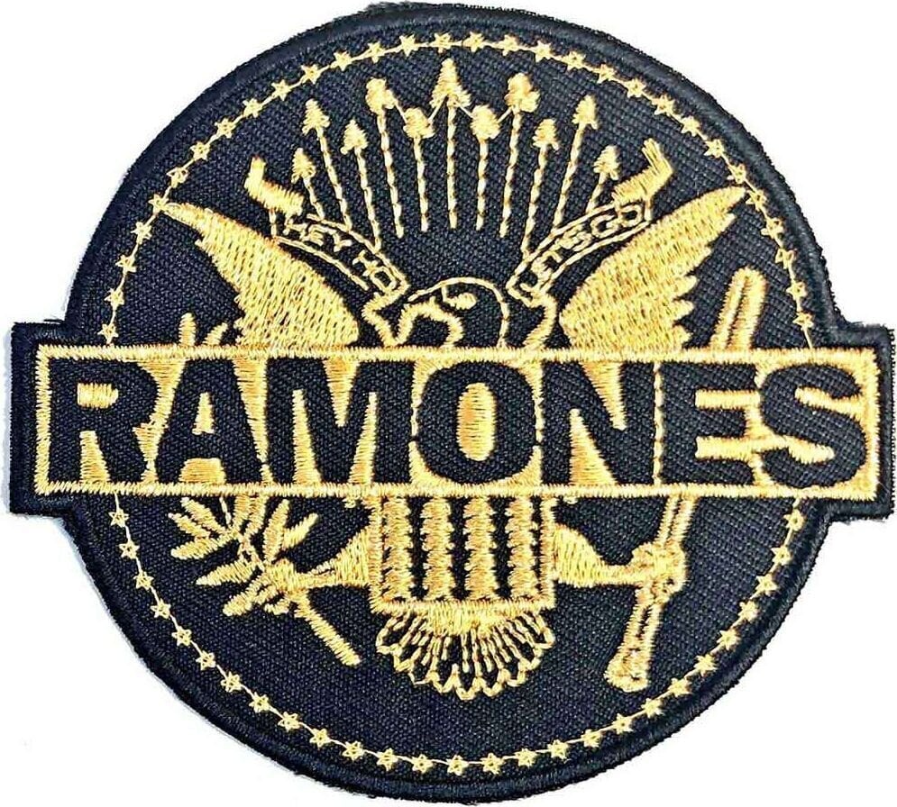 Patch / Badge Ramones Gold Seal Sew-On Patch