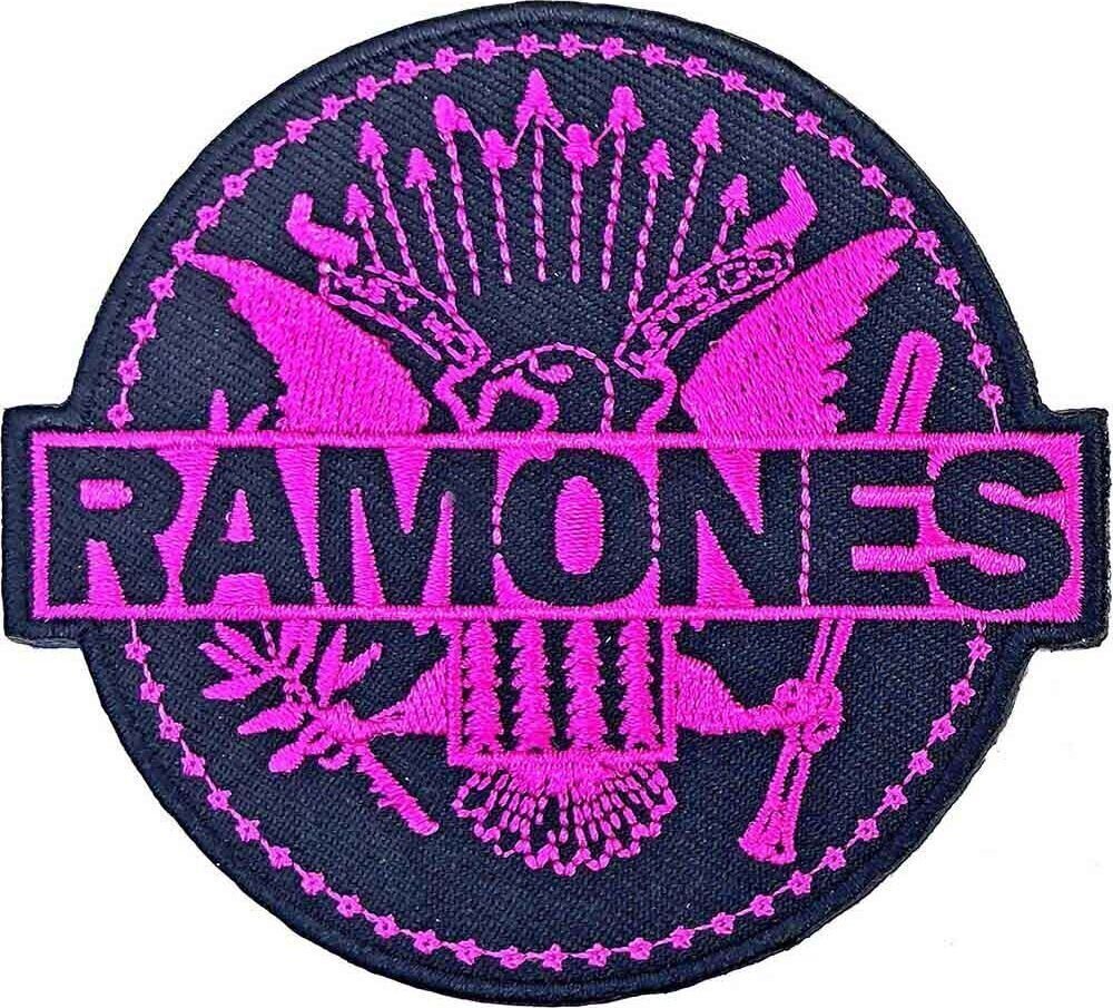 Patch / Badge Ramones Pink Seal Sy-på patch