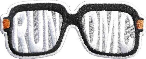 Patch / Badge Run DMC Glasses Sew-On Patch 100 x 42 mm - 1
