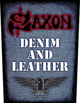 Patch / Badge Saxon Denim & Leather Sew-On Patch 36 x 30 cm - 1