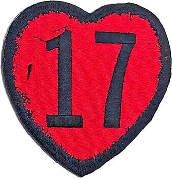 Petice / Insigna Sex Pistols 17 Heart Petic cusut - 1