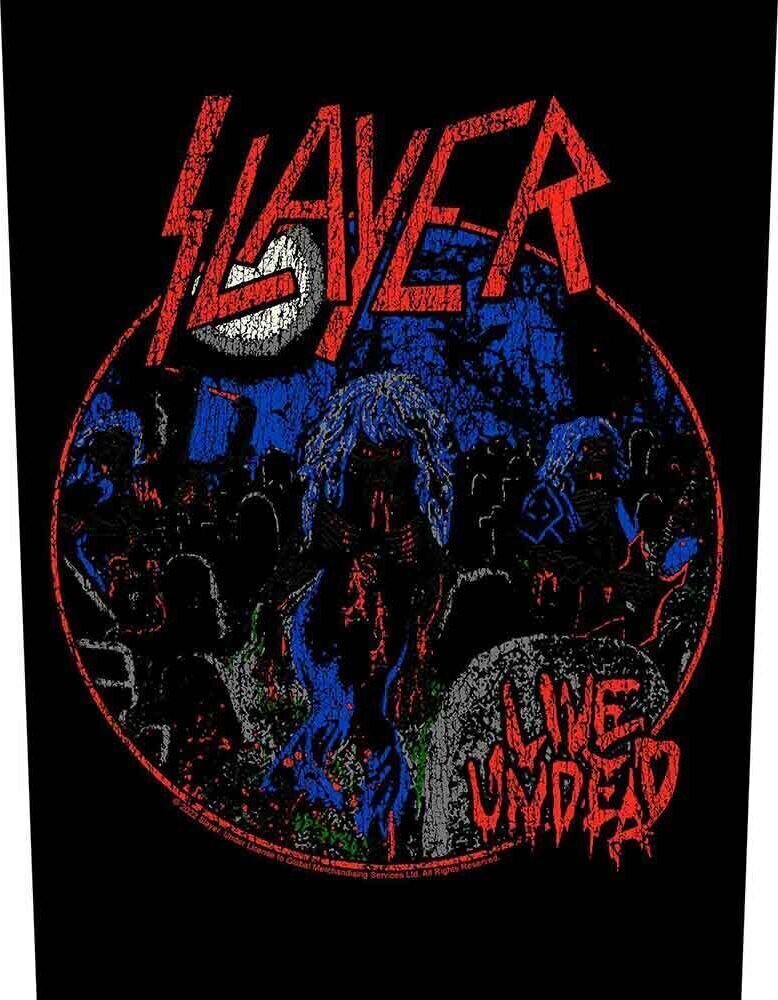 Patch / Badge Slayer Live Undead Patch à coudre 36 x 30 cm