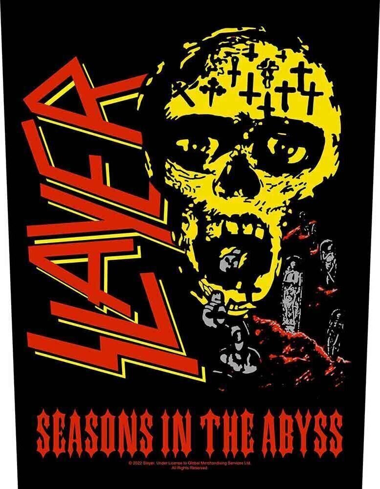 Закрпа / Значка Slayer Seasons In The Abyss Закрпа за шивање 36 x 30 cm