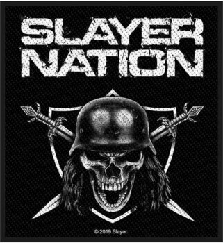 Закрпа / Значка Slayer Slayer Nation Закрпа за шивање 100 x 50 mm - 1