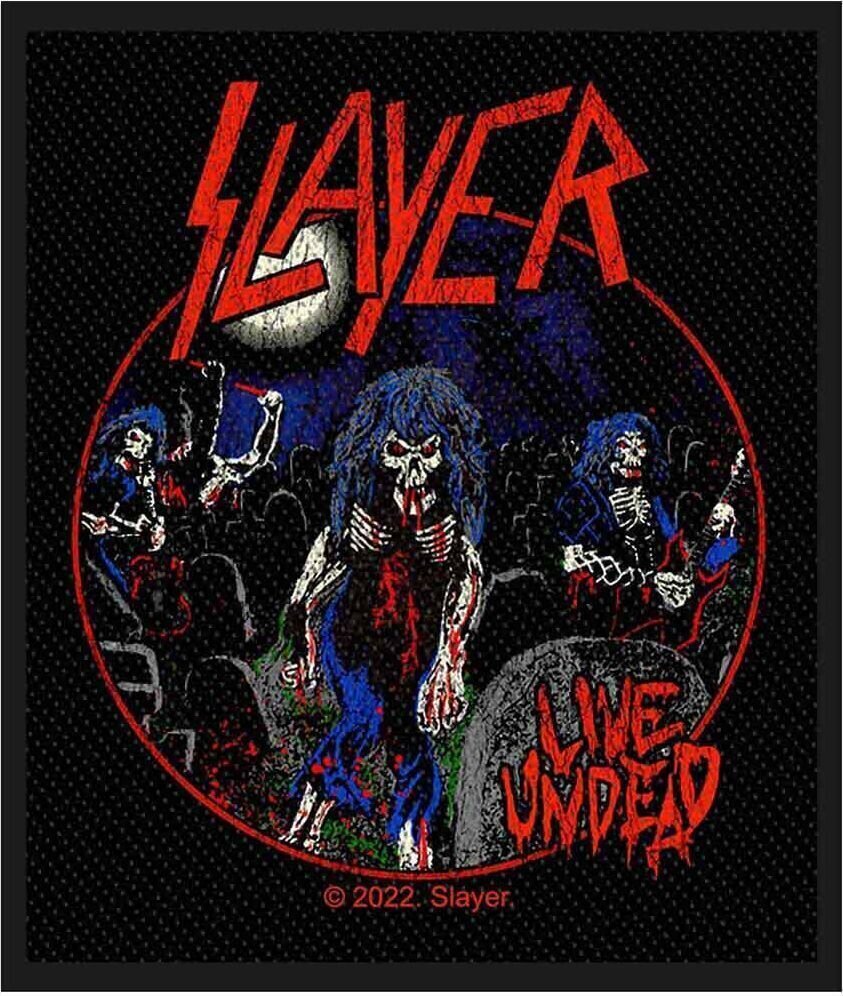Закрпа / Значка Slayer Live Undead Закрпа за шивање 100 x 100 mm