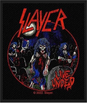 Закрпа / Значка Slayer Live Undead Закрпа за шивање 100 x 100 mm - 1