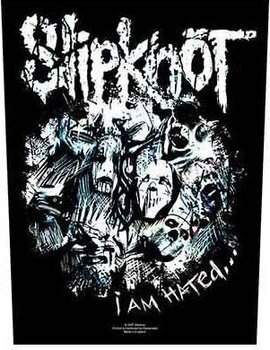 Obliž / Značka Slipknot I am Hated Našitek za šivanje 36 x 30 cm - 1