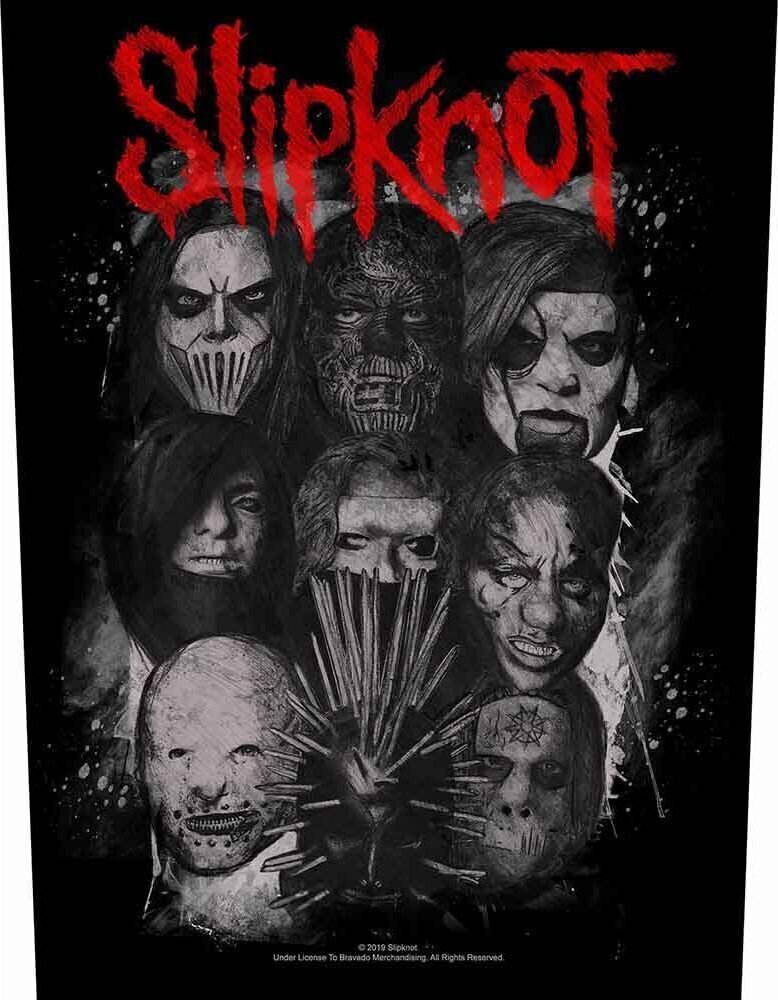 Кръпка / значка Slipknot We Are Not Your Kind Masks Кръпка за пришиване 36 x 30 cm