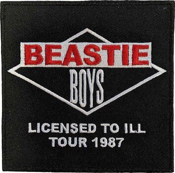 Закрпа / Значка Beastie Boys Licensed To Ill Tour 1987 Закрпа за шивање - 1