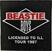 Закрпа / Значка Beastie Boys Licensed To Ill Tour 1987 Закрпа за шивање