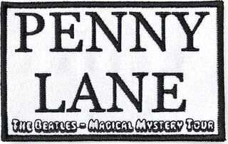 Кръпка / значка The Beatles Penny Lane White Кръпка за пришиване White 96 x 60 mm