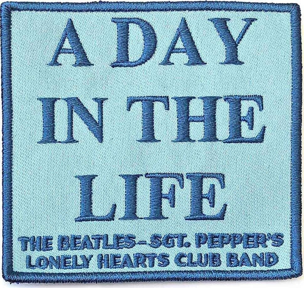 Кръпка / значка The Beatles A Day In The Life Кръпка за пришиване 80 x 75 mm