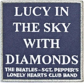 Кръпка / значка The Beatles Lucy In The Sky with Diamonds Кръпка за пришиване 80 x 80 mm - 1