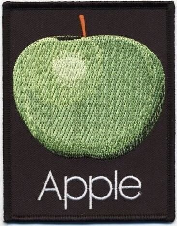 Patch / Badge The Beatles Apple Records Logo Sew-On Patch 100 x 50 mm
