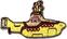 Кръпка / значка The Beatles Yellow Submarine Кръпка за пришиване 5 cm